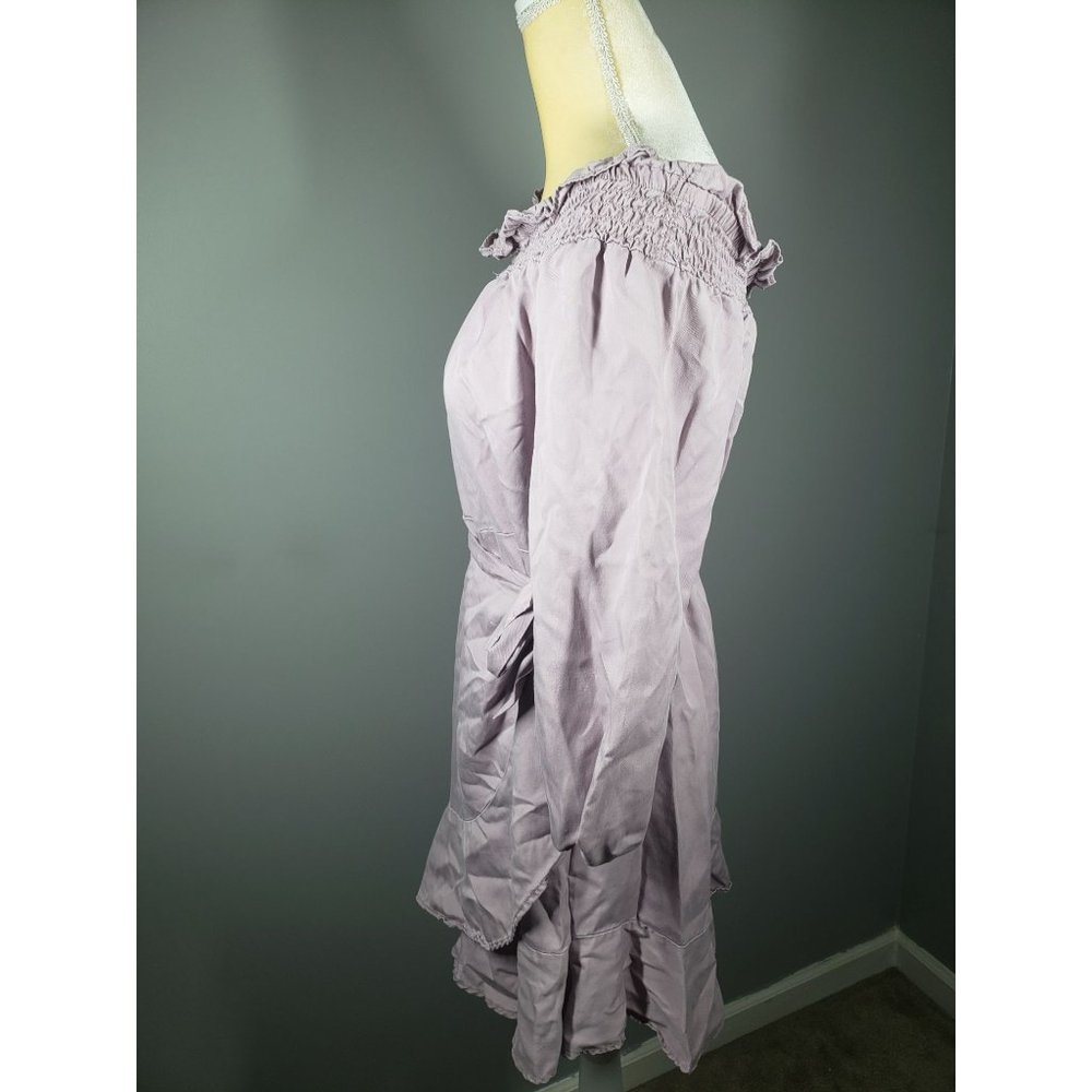 Express off the shoulder wrap dress womens size L. - Picture 6 of 8